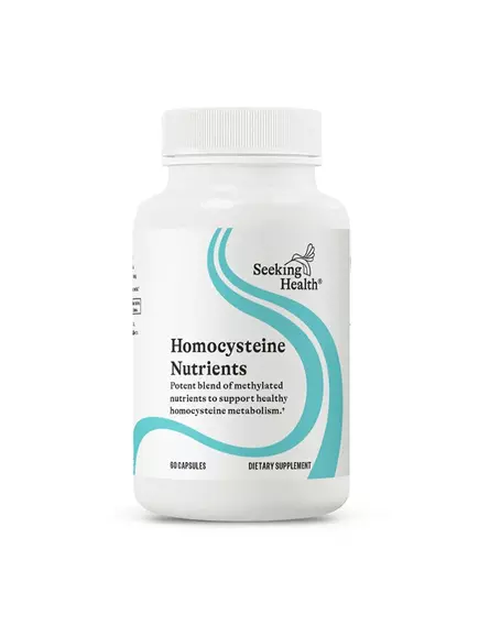SEEKING HEALTH HOMOCYSTEINE NUTRIENTS (FORMERLY HOMOCYSTEX PLUS)) / ЗДОРОВИЙ РІВЕНЬ ГОМОЦИСТЕЇНУ 60 КАПСУЛ від магазину біодобавок nutrido.shop
