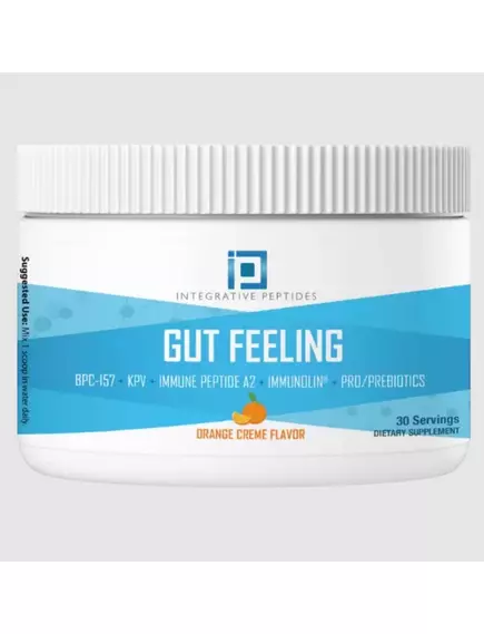 Integrative Peptides Gut Feeling / Підтримка кишківника смак апельсинового крему 30 порцій в магазине биодобавок nutrido.shop