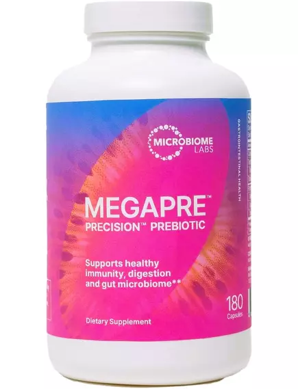 Microbiome Labs MegaPreBiotic / Мега ПреБиотик 180 капсул в магазине биодобавок nutrido.shop