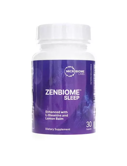 Microbiome Labs ZenBiome Sleep / Психобиотик 1714 поддержка сна 30 капсул в магазине биодобавок nutrido.shop