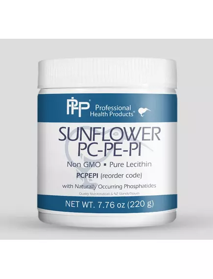 Professional Health Products Sunflower PC PE PI / Фосфоліпіди для клітинних мембран і печінки 220 г від магазину біодобавок nutrido.shop
