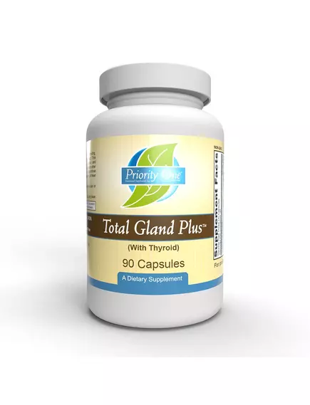 Priority One Total Gland Plus / Органи та залози корів трав'яної відгодівлі 90 капсул в магазине биодобавок nutrido.shop