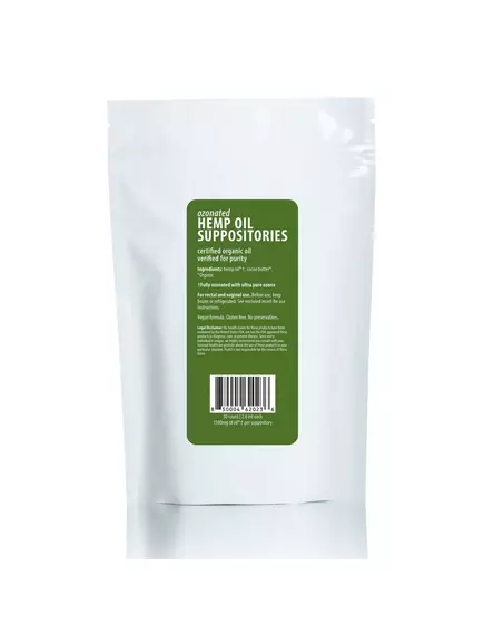 PurO3 Ozonated Hemp Oil Suppositories / Свечи с озоном +масло конопли 30 шт в магазине биодобавок nutrido.shop