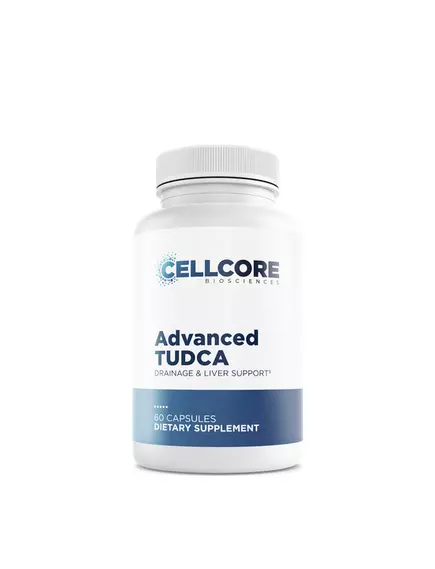 CELLCORE ADVANCED TUDCA / ТУДКА ТАУРОУРСОДЕЗОКСІХОЛЕВАЯ КИСЛОТА 60 КАПСУЛ від магазину біодобавок nutrido.shop