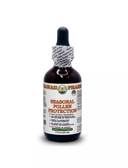 Hawaii Pharm Seasonal Pollen Protection Alcohol-FREE / Сезонний захист від пилку без спирту 60 мл від магазину біодобавок nutrido.shop