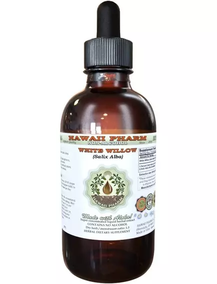 Hawaii Pharm White Willow Alcohol-FREE / Белая Ива органик без спирта 120 мл в магазине биодобавок nutrido.shop