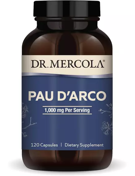 DR. MERCOLA PAU D'ARCO / КОРА МУРАШИНОГО ДЕРЕВА 120 КАПСУЛ від магазину біодобавок nutrido.shop