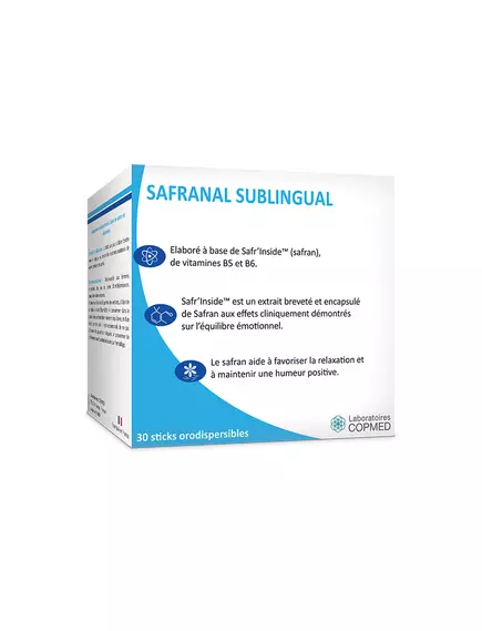 Laboratoires COPMED Safranal / Экстракт шафрана для эмоционального равновесия 30 саше в магазине биодобавок nutrido.shop