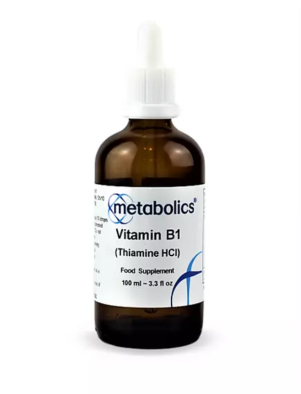 Metabolics Vitamin B1 Thiamine HCI / Витамин Б1 тиамин гидрохлорид 100 мл в магазине биодобавок nutrido.shop