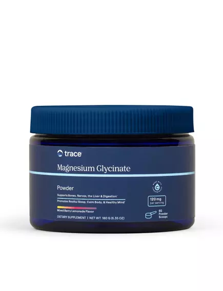 Trace Minerals Magnesium Glycinate Mixed Berry Lemonade / Магній гліцинат смак ягідного лимонаду 180 г від магазину біодобавок nutrido.shop