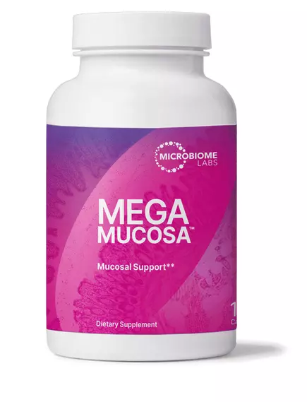 Microbiome Labs MegaMucosa / Мега Мукоза Восстановление слизистой оболочки кишечника 180 капсул в магазине биодобавок nutrido.shop