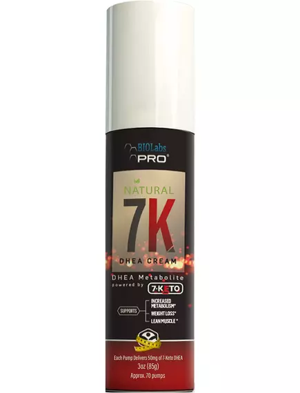 BIOLabs PRO Cream 7K DHEA / ДГЕА / ДГЭА Биоидентичный крем 25 мг 85 грамм в магазине биодобавок nutrido.shop