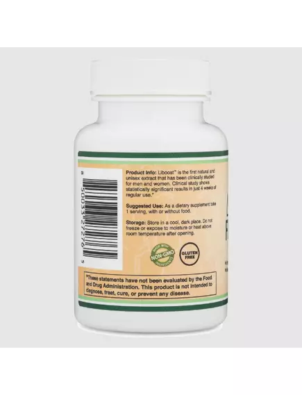 Double Wood Liboost / Экстракт дамианы для поддержания либидо у женщин 60 капсул, фото 3 в магазине биодобавок nutrido.shop