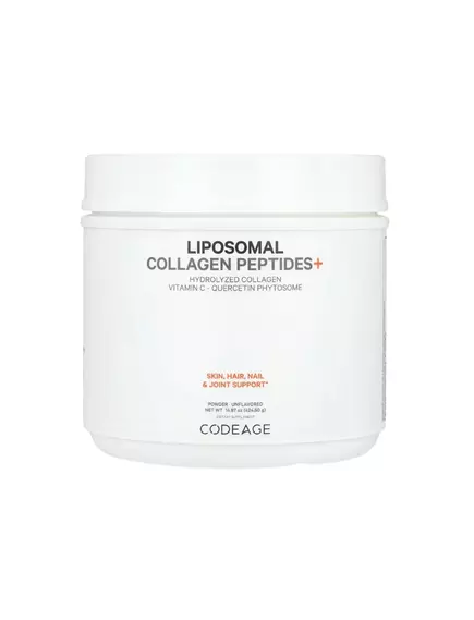 CODEAGE LIPOSOMAL COLLAGEN PEPTIDES+ / ЛІПОСОМАЛЬНІ ПЕПТИДИ КОЛАГЕНУ ТИПУ I ТА III 424,5 Г від магазину біодобавок nutrido.shop