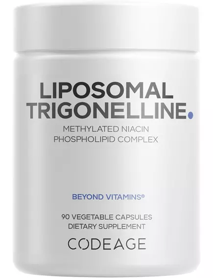 CodeAge Liposomal Trigonelline / Ліпосомальний тригонелін 250 мг 90 капсул в магазине биодобавок nutrido.shop