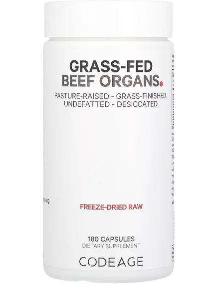 CodeAge Beef Organs / Говяжьи органы 180 капсул  в магазине биодобавок nutrido.shop