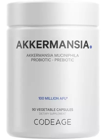 CodeAge Akkermansia / Аккермансія підтримка здоров'я кишківника 100 млн КУО 90 капсул від магазину біодобавок nutrido.shop