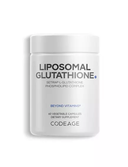 CodeAge Liposomal Glutathione / Липосомальный глутатион 1000 мг 60 капсул в магазине биодобавок nutrido.shop