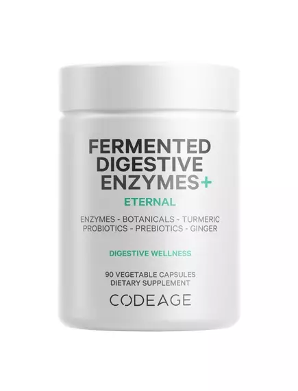 CodeAge Fermented Digestive Enzymes / Ферментированные пищеварительные энзимы 90 капсул в магазине биодобавок nutrido.shop