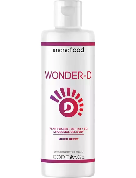 CODEAGE LIPOSOMAL WONDER-D / РОСЛИННИЙ ЛІПОСОМАЛЬНИЙ РІДКИЙ ВІТАМІН Д3 + К2 225 МЛ від магазину біодобавок nutrido.shop