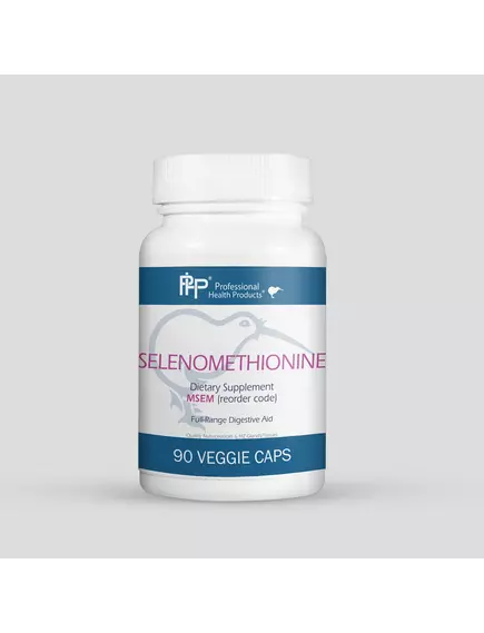 Professional Health Products Selenomethionine / Селен (L-селенометіонін) 200 мкг 90 капсул в магазине биодобавок nutrido.shop