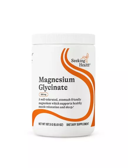 SEEKING HEALTH MAGNESIUM GLYCINATE / МАГНІЙ ГЛІЦИНАТ ПОРОШОК 187,5 Г від магазину біодобавок nutrido.shop