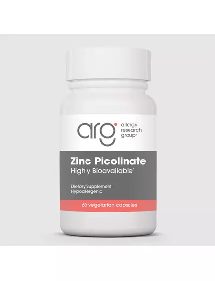 ALLERGY RESEARCH ZINC PICOLINATE / ЦИНК ПІКОЛІНАТ 25 МГ 60 КАПСУЛ від магазину біодобавок nutrido.shop