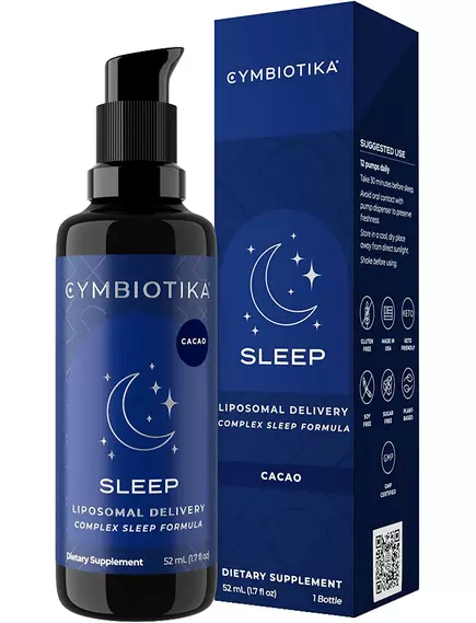 CYMBIOTIKA SLEEP / ФОРМУЛА ГЛИБОКОГО ТА СПОКІЙНОГО СНУ 52 МЛ від магазину біодобавок nutrido.shop