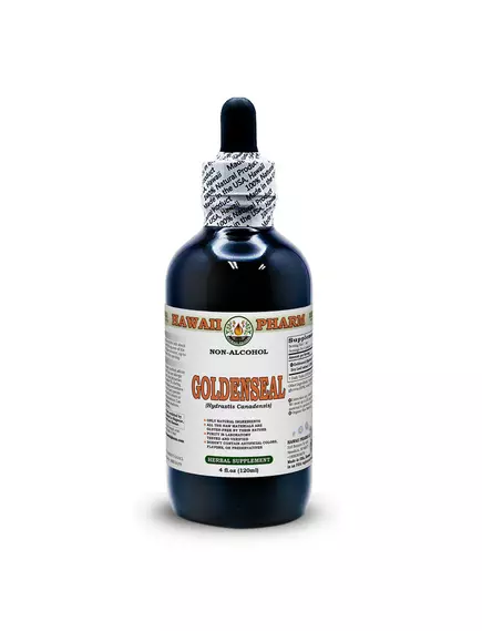 Hawaii Pharm Goldenseal Alcohol-FREE / Желтокорень канадский органик без спирта 120 мл в магазине биодобавок nutrido.shop