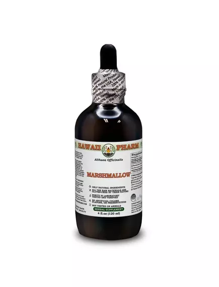 Hawaii Pharm Marshmallow Alcohol-FREE / Алтея лікарська гліцерит кореня без спирту 120 мл в магазине биодобавок nutrido.shop
