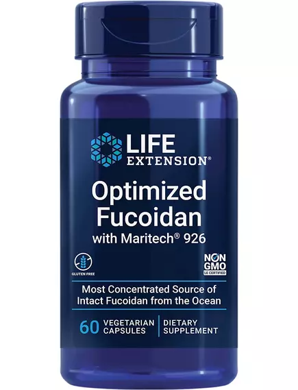Life Extension Optimized Fucoidan with Maritech / Оптимизированный фукоидан 60 капсул в магазине биодобавок nutrido.shop