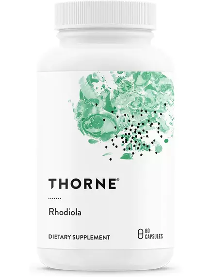 Thorne Research Rhodiola / Родіола рожева адаптоген для мозку, підтримка енергії 60 капсул в магазине биодобавок nutrido.shop