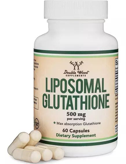 Double Wood Liposomal Glutathione / Липосомальный глутатион 60 капсул в магазине биодобавок nutrido.shop
