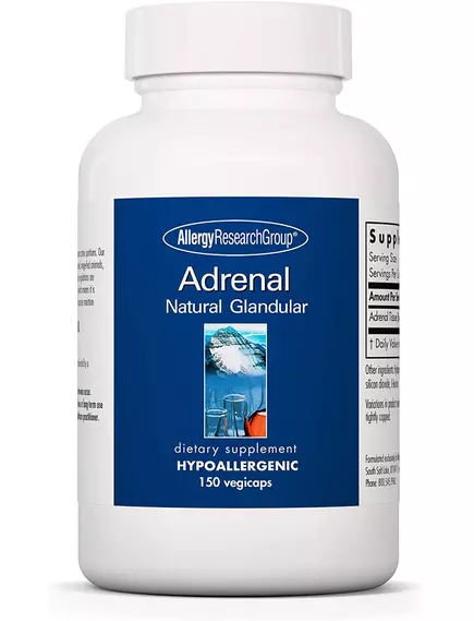 ALLERGY RESEARCH ADRENAL GLANDULAR / НАДНИРКОВА ТКАНИНА (ЯЛОВИЧИНА) 150 КАПСУЛ від магазину біодобавок nutrido.shop