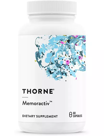 Thorne Research Memoractiv / Підтримка когнітивних функцій 60 капсул в магазине биодобавок nutrido.shop
