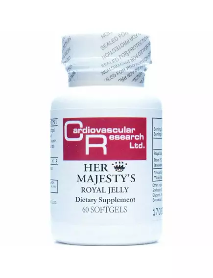 Cardiovascular Research Her Majestys Royal Jelly / Маточное молочко 60 капсул в магазине биодобавок nutrido.shop