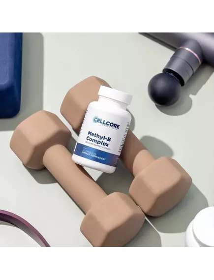 CellCore Methyl-B Comple / Вітаміни групи Б в активній формі 60 капсул, фото 5 в магазине биодобавок nutrido.shop