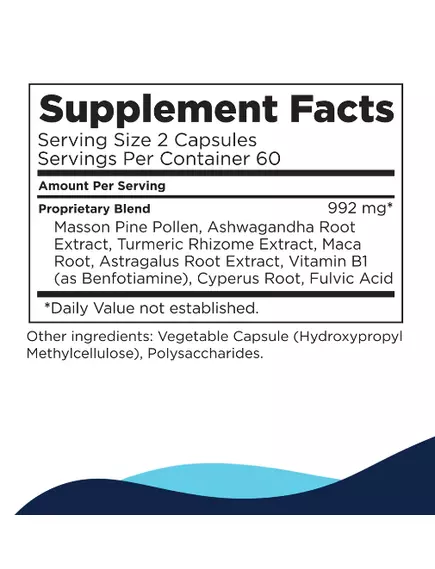 CellCore S-TRO / Адаптогенные травы 120 капсул, фото 3 в магазине биодобавок nutrido.shop