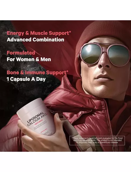 CodeAge Liposomal Calcium AKG / Ліпосомальний кальцій альфа-кетоглутарат 60 капсул, фото 7 від магазину біодобавок nutrido.shop