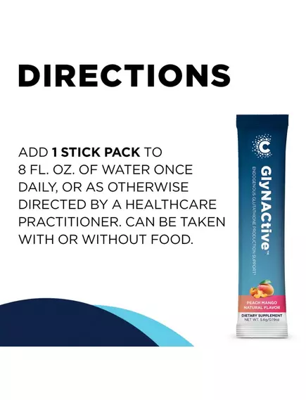 CellCore GlyNACtive / Комплекс гліцину та NAC для антиоксидантного захисту 30 саше, фото 5 від магазину біодобавок nutrido.shop