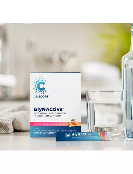 CellCore GlyNACtive / Комплекс гліцину та NAC для антиоксидантного захисту 30 саше, фото 6 від магазину біодобавок nutrido.shop