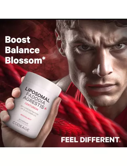 CodeAge Liposomal Fadogia Agrestis+ / Фадогия для поддержания уровня тестостерона липосомальная 60 к, фото 6 в магазине биодобавок nutrido.shop