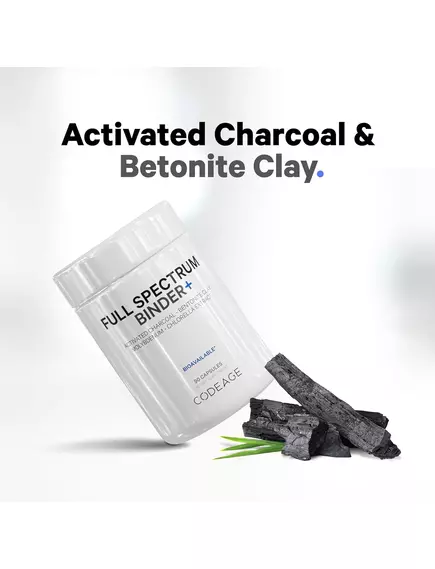 CODEAGE BINDER + FULL SPECTRUM / СОРБЕНТ ПОВНОГО СПЕКТРУ 90 КАПСУЛ, фото 4 від магазину біодобавок nutrido.shop