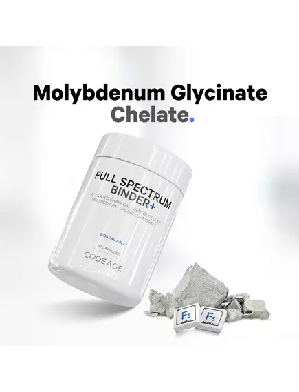 CODEAGE BINDER + FULL SPECTRUM / СОРБЕНТ ПОВНОГО СПЕКТРУ 90 КАПСУЛ, фото 5 від магазину біодобавок nutrido.shop