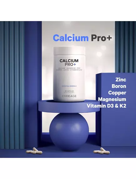 CodeAge Calcium Pro+ / Кальцій + вітаміни та мінерали 120 капсул, фото 4 від магазину біодобавок nutrido.shop
