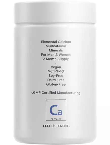 CodeAge Calcium Pro+ / Кальцій + вітаміни та мінерали 120 капсул, фото 9 від магазину біодобавок nutrido.shop