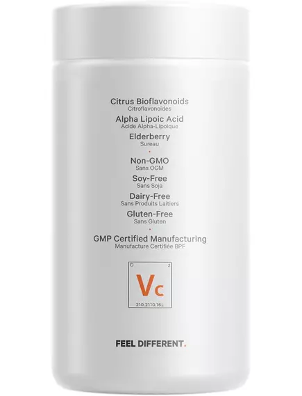 CODEAGE LIPOSOMAL VITAMIN C / ЛІПОСОМАЛЬНИЙ ВІТАМІН C + ЦИНК І БІОФЛАВОНОЇДИ 180 КАПСУЛ, фото 9 від магазину біодобавок nutrido.shop