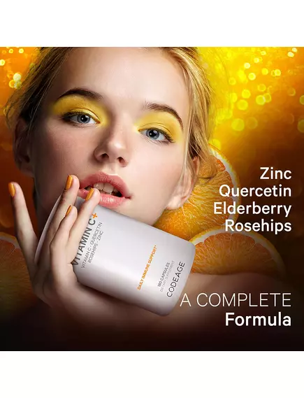 CODEAGE LIPOSOMAL VITAMIN C / ЛІПОСОМАЛЬНИЙ ВІТАМІН C + ЦИНК І БІОФЛАВОНОЇДИ 180 КАПСУЛ, фото 4 від магазину біодобавок nutrido.shop
