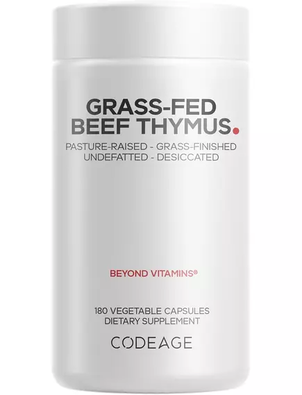 CodeAge Beef Thymus / Экстракт тимуса от говядины травяного откорма 180 капсул в магазине биодобавок nutrido.shop