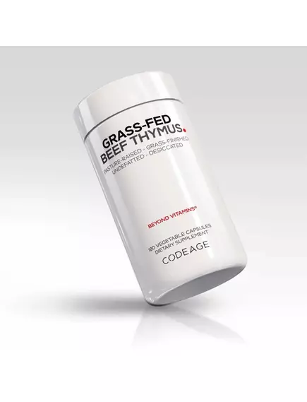 CodeAge Beef Thymus / Екстракт тимуса від яловичини трав'яного відгодовування 180 капсул, фото 4 від магазину біодобавок nutrido.shop